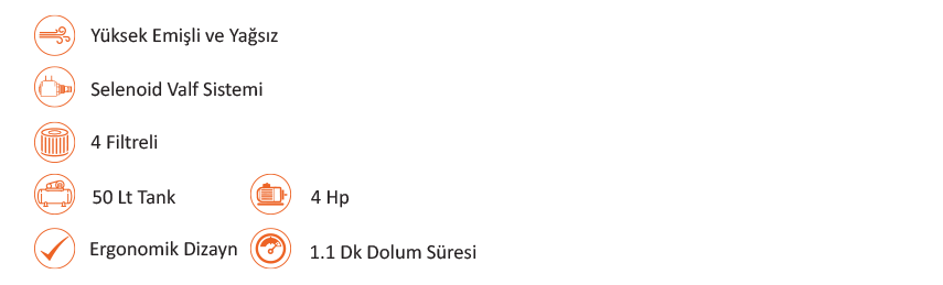 Yüksek Emişli Hava Kompresörü