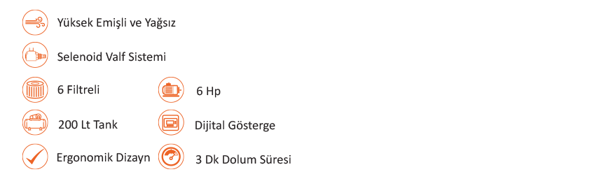 Yüksek Emişli Hava Kompresörü