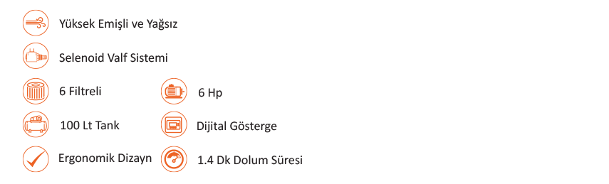 Yüksek Emişli Hava Kompresörü