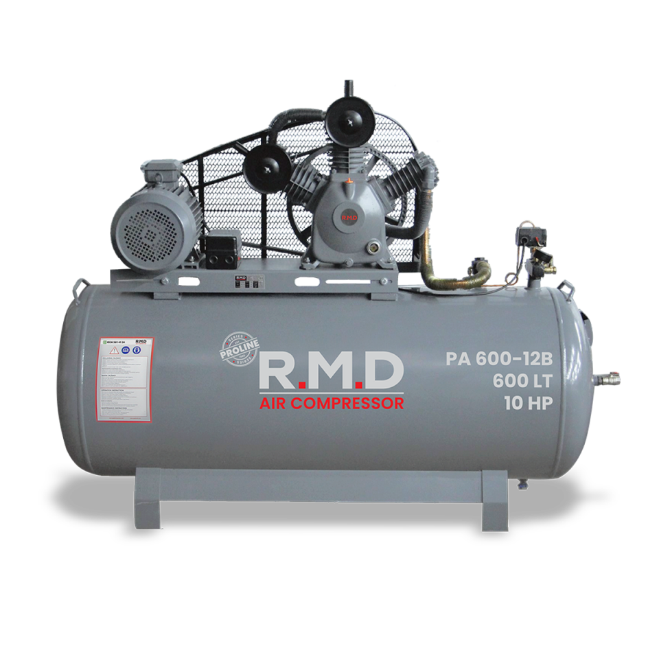 600 Lt 3 Kafa 12 Bar 10 Hp Pistonlu Hava Kompresörü I PA600-12B