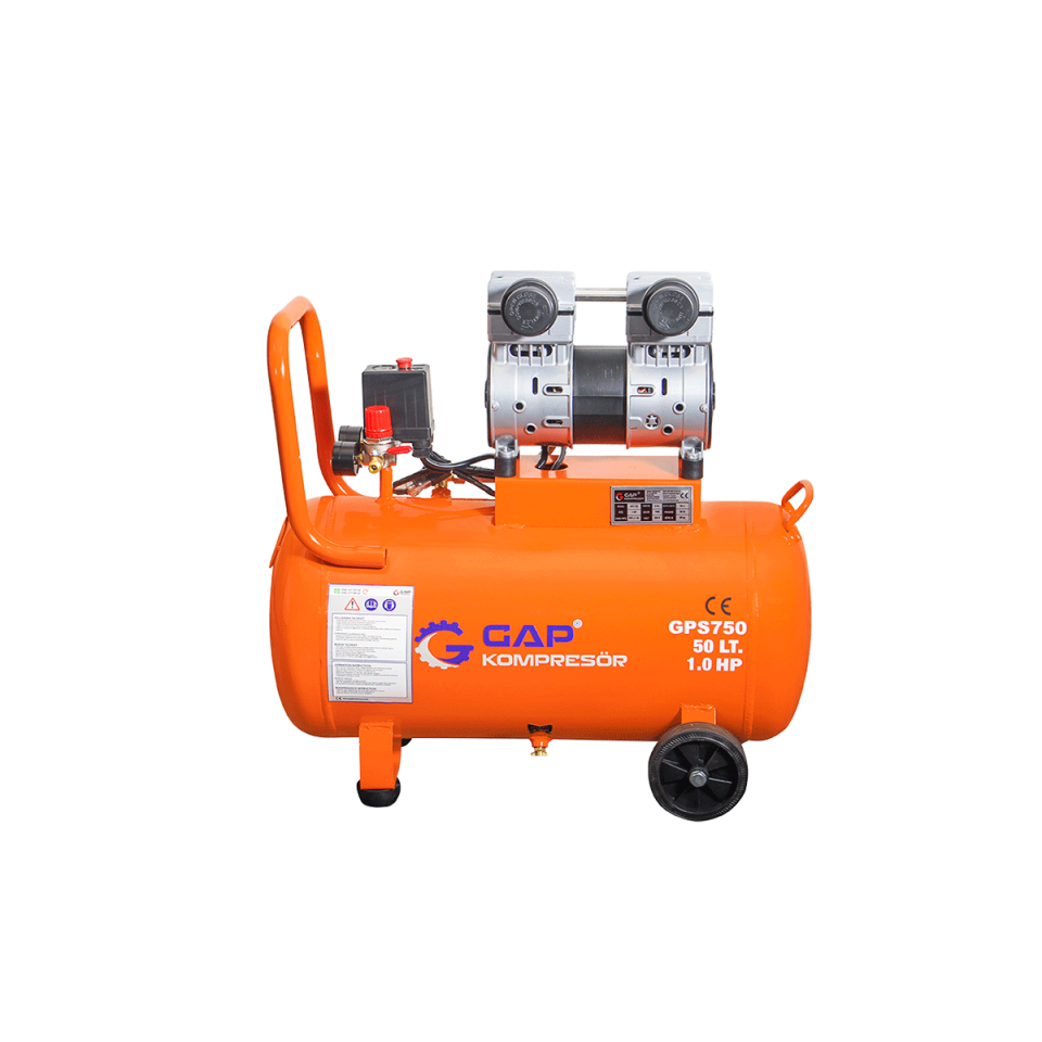 50 Lt Sessiz ve Yağsız Hava Kompresörü I GPS750