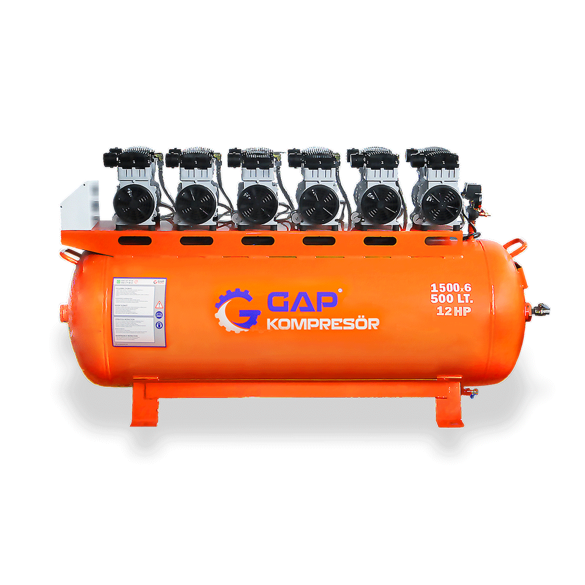 500 Lt Sessiz Ve Yağsız Hava Kompresörü I GPS1500X6