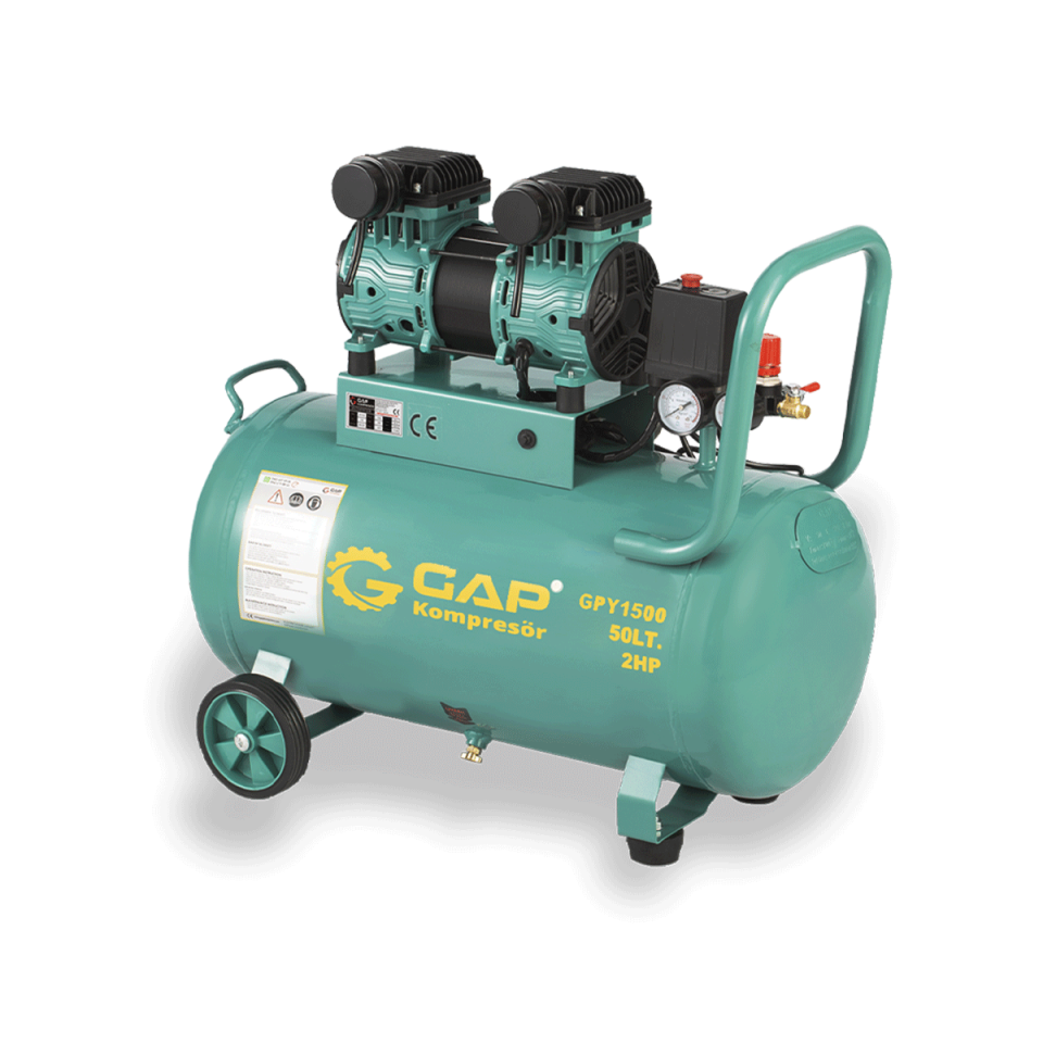 50 Lt Yüksek Emişli Yağsız Teknoloji Hava Kompresörü I GPY1500