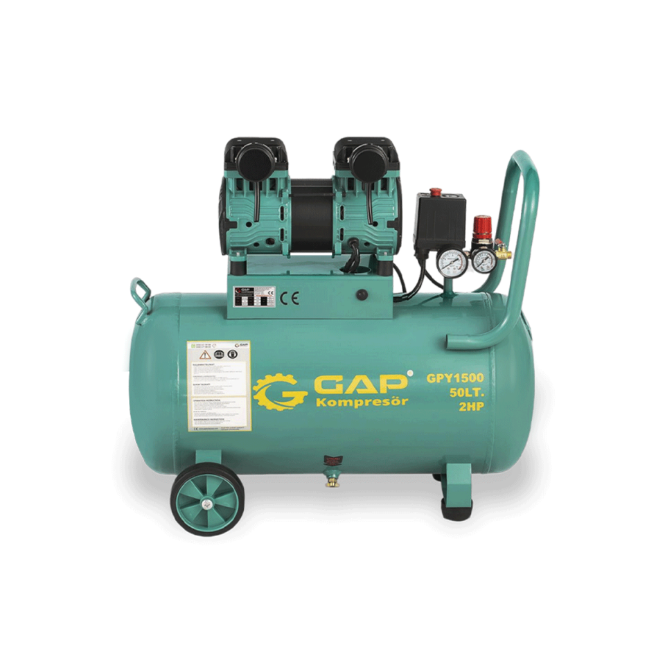 50 Lt Yüksek Emişli Yağsız Teknoloji Hava Kompresörü I GPY1500