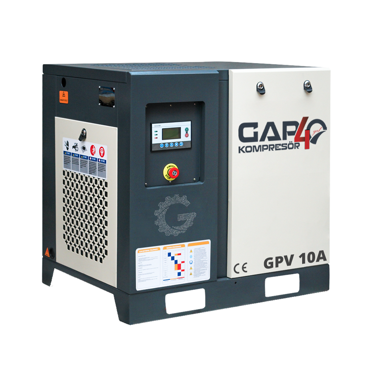 10 Hp 500 Lt Vidalı Hava Kompresörü I GPV10A