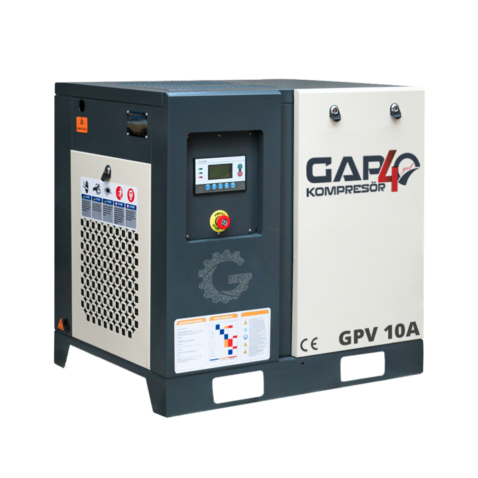 10 Hp 500 Lt Vidalı Hava Kompresörü I GPV10A
