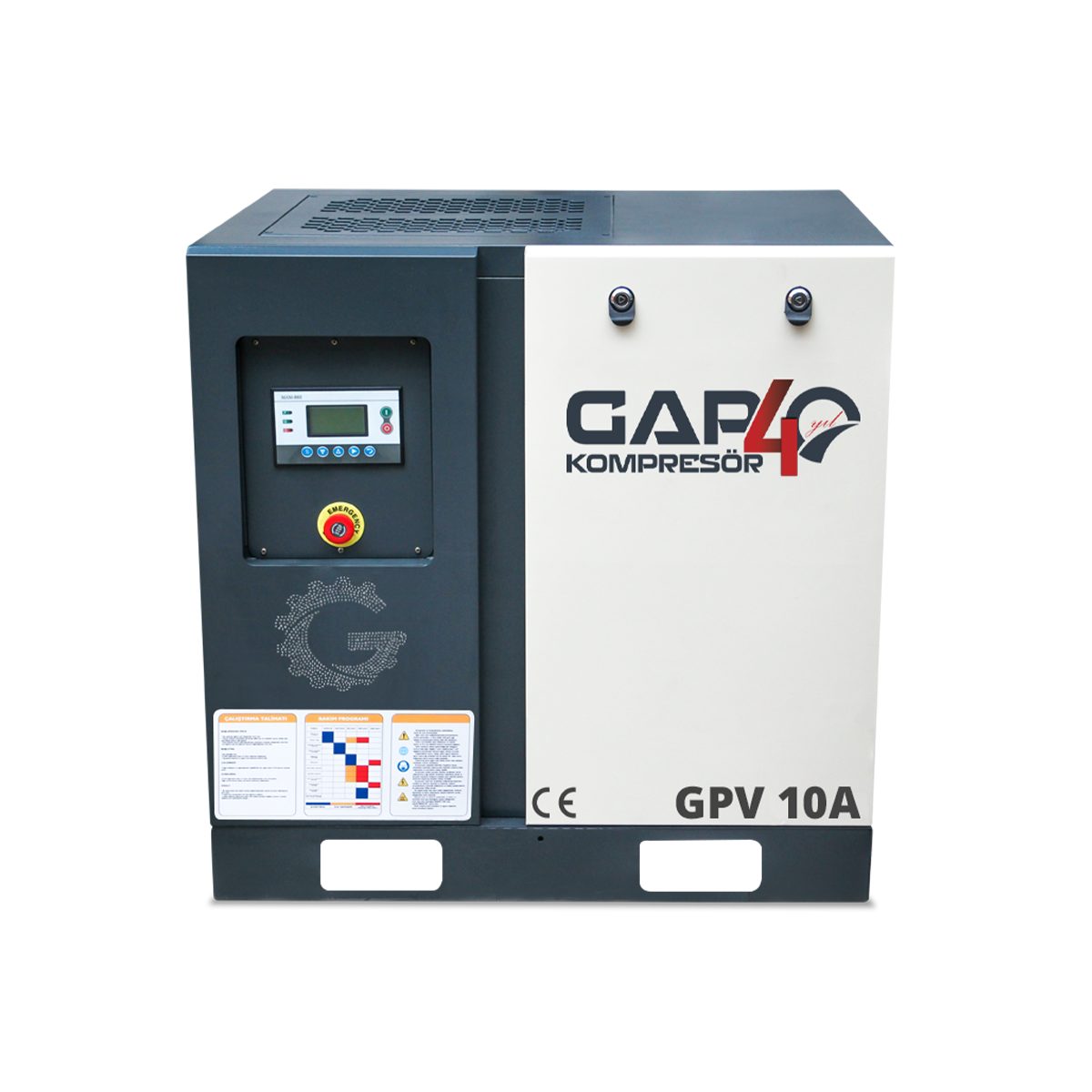 10 Hp 500 Lt Vidalı Hava Kompresörü I GPV10A