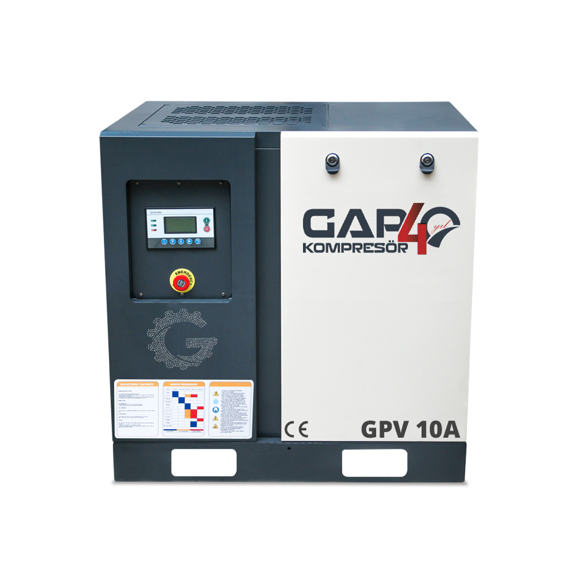 10 Hp 500 Lt Vidalı Hava Kompresörü I GPV10A