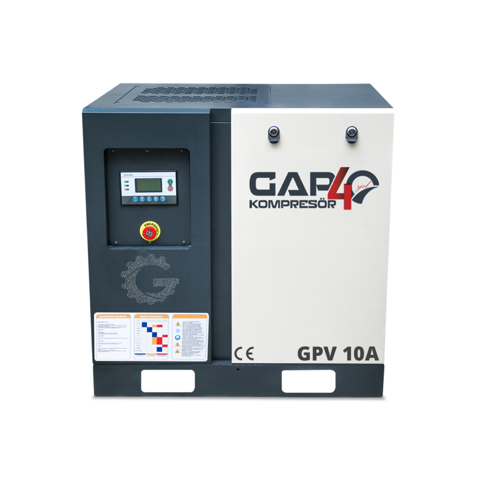 10 Hp 500 Lt Vidalı Hava Kompresörü I GPV10A