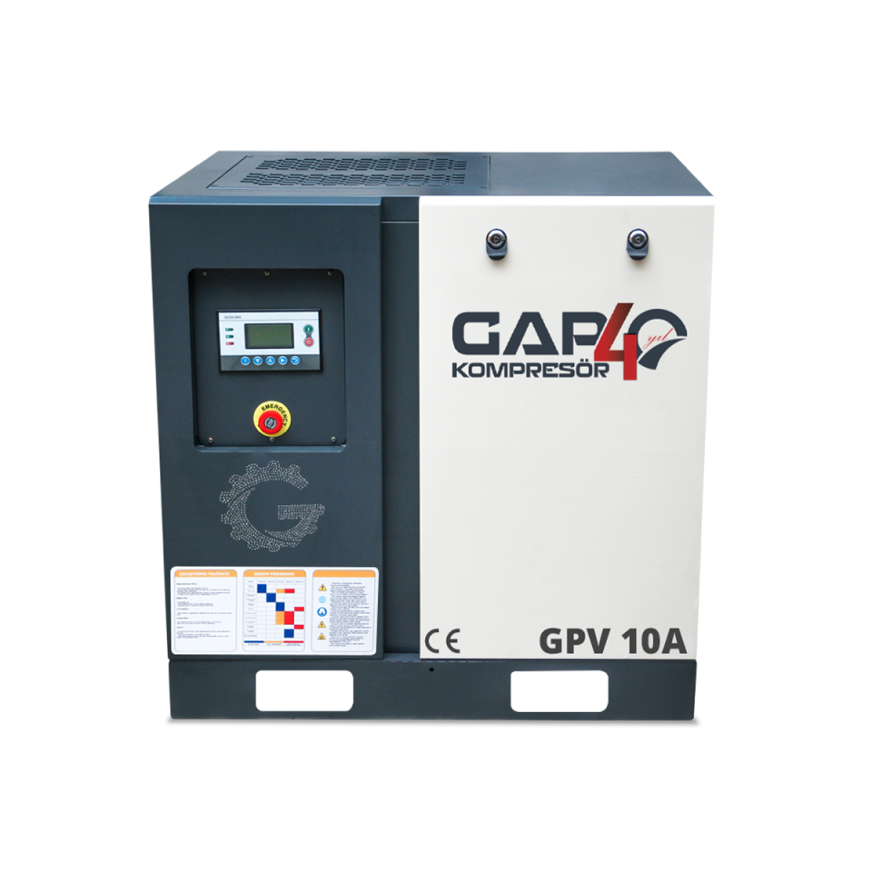 10 Hp 500 Lt Vidalı Hava Kompresörü I GPV10A