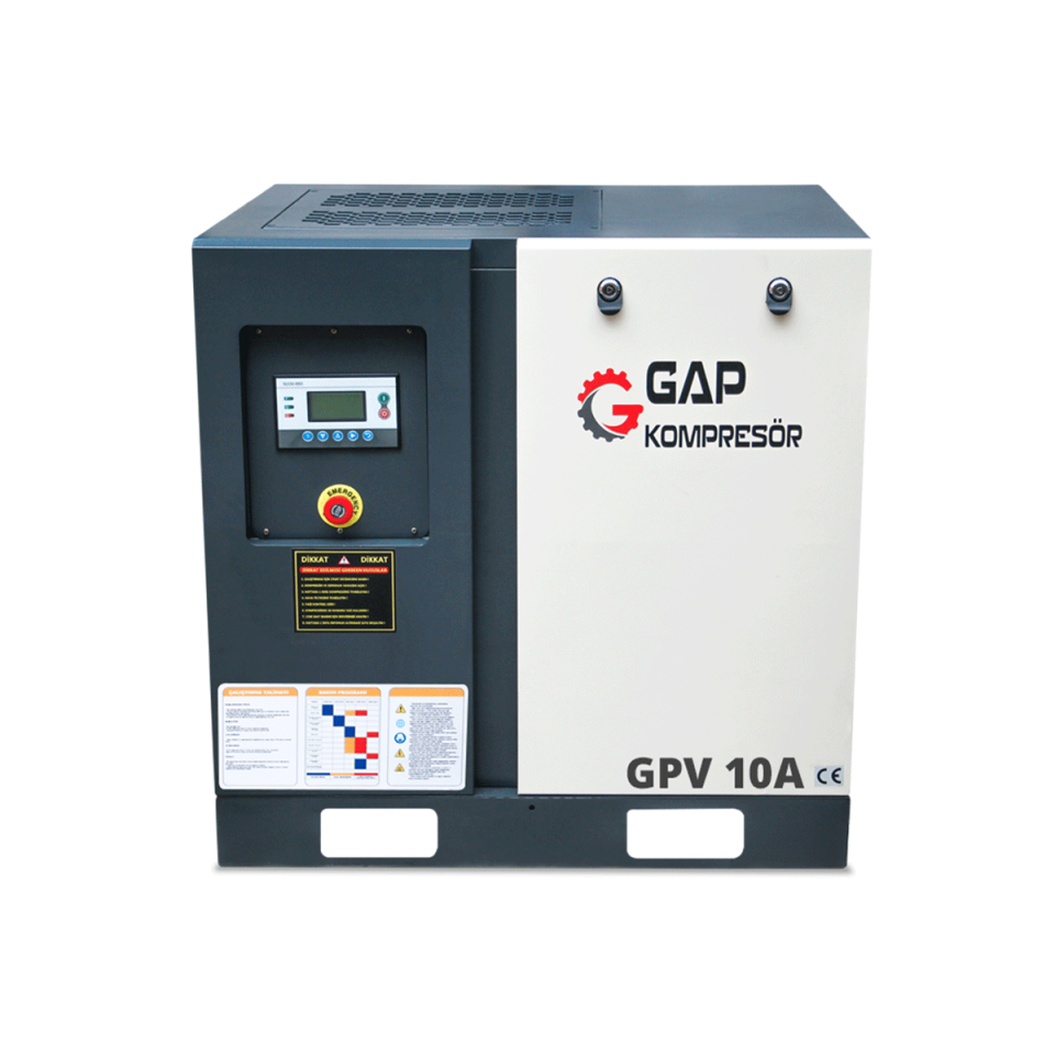 10 Hp 500 Lt Vidalı Hava Kompresörü I GPV10A