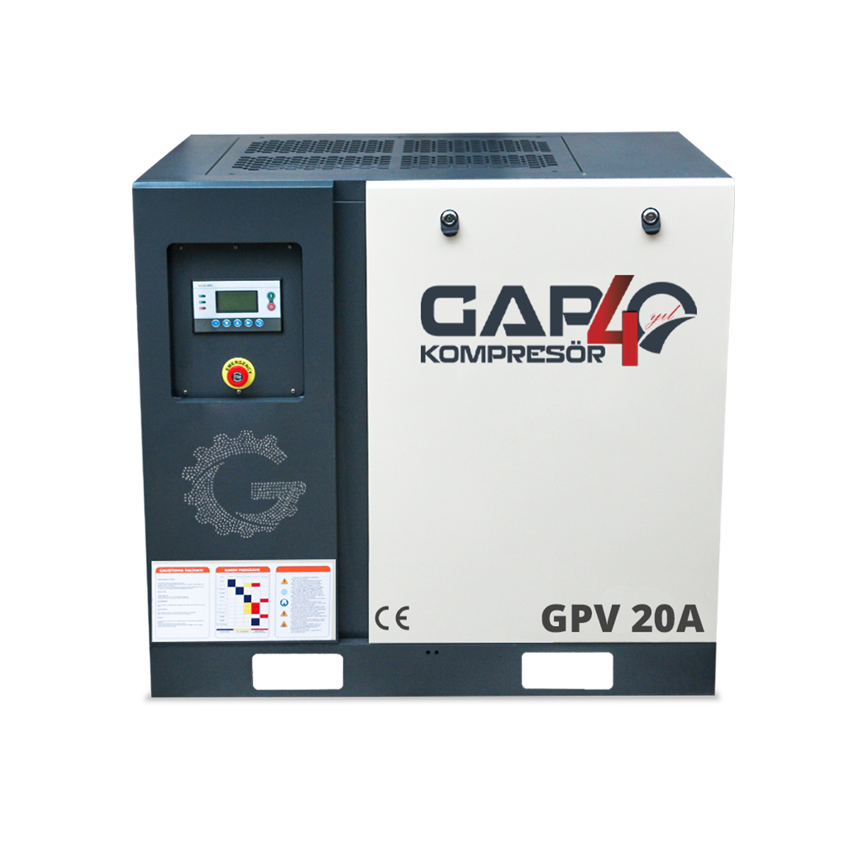 20 Hp 1000 Lt Vidalı Hava Kompresörü I GPV20A