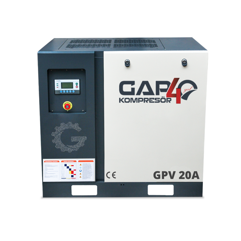 20 Hp 1000 Lt Vidalı Hava Kompresörü I GPV20A
