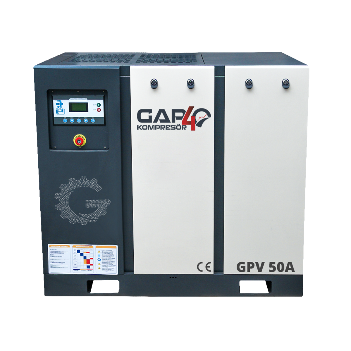 50 Hp 1000 Lt Vidalı Hava Kompresörü I GPV50A