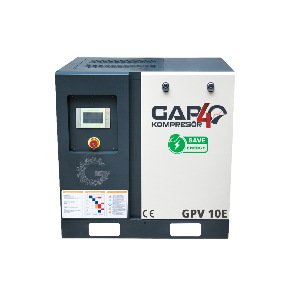 10 Hp 500 Lt İnvertörlü Vidalı Hava Kompresörü I GPV10E