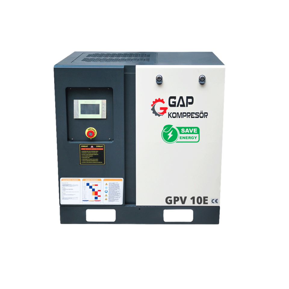 10 Hp 500 Lt İnvertörlü Vidalı Hava Kompresörü I GPV10E