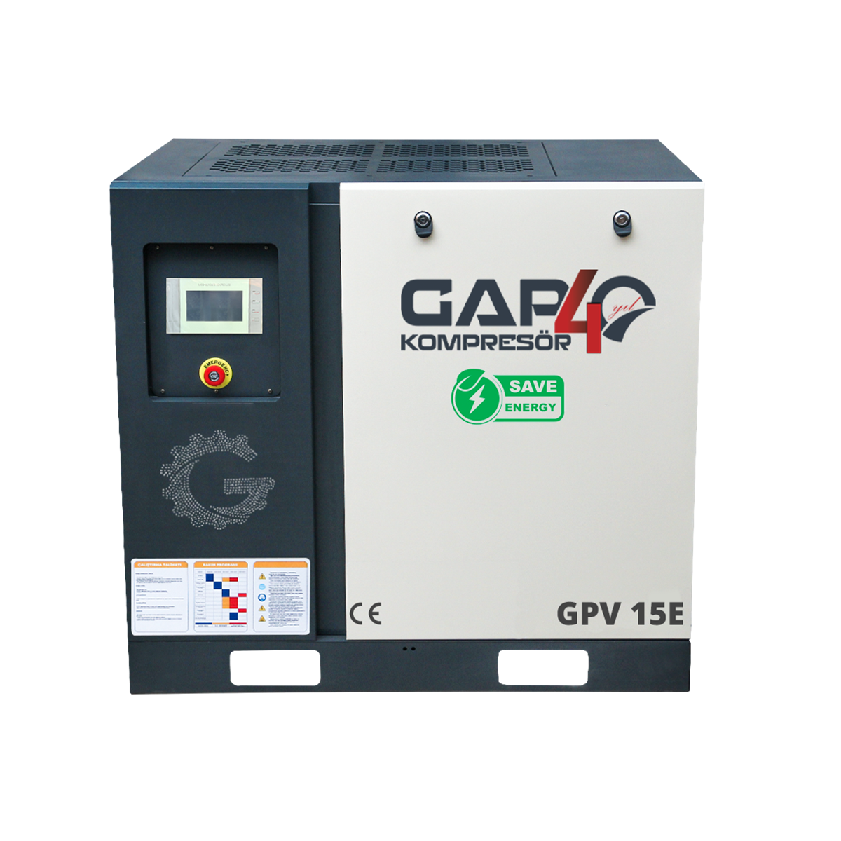 15 Hp 500 Lt İnvertörlü Vidalı Hava Kompresörü I GPV15E
