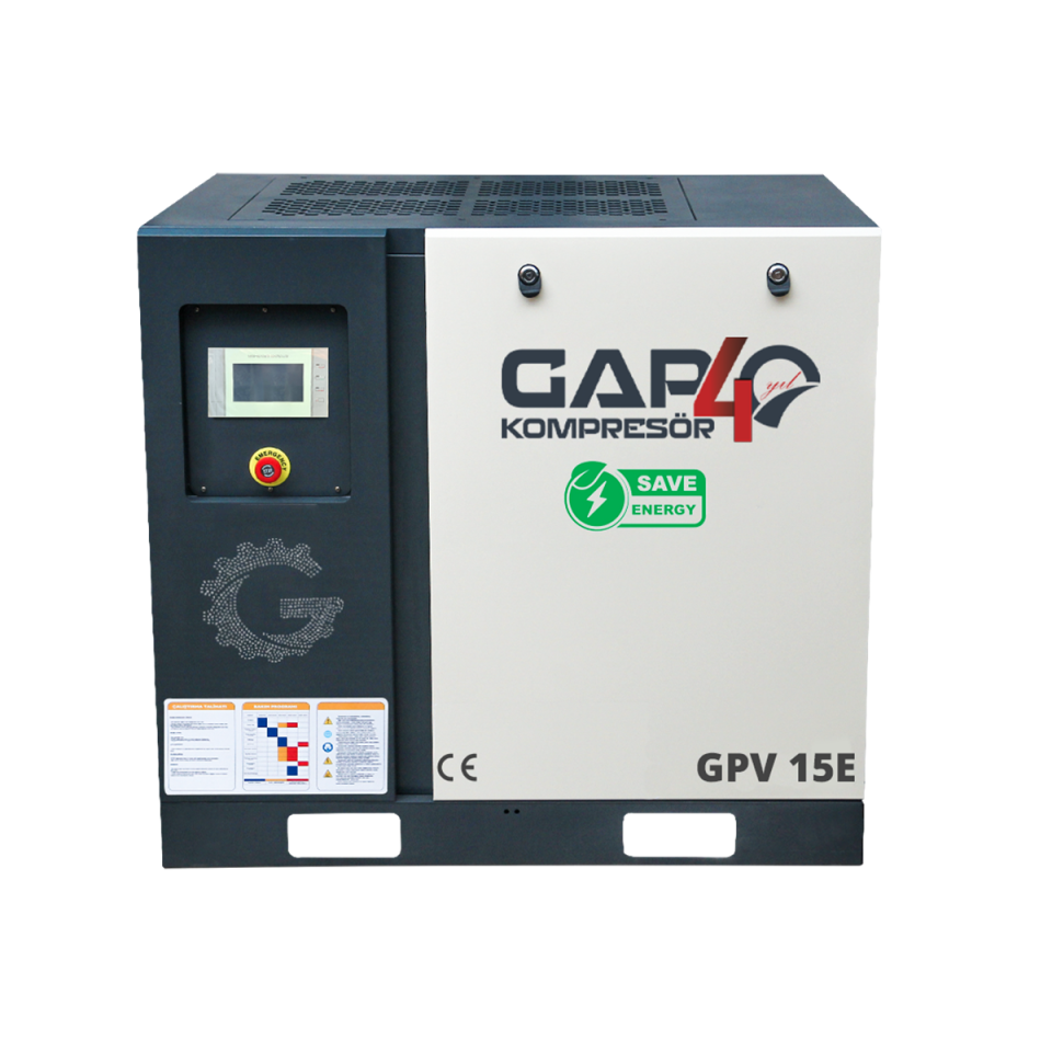 15 Hp 500 Lt İnvertörlü Vidalı Hava Kompresörü I GPV15E