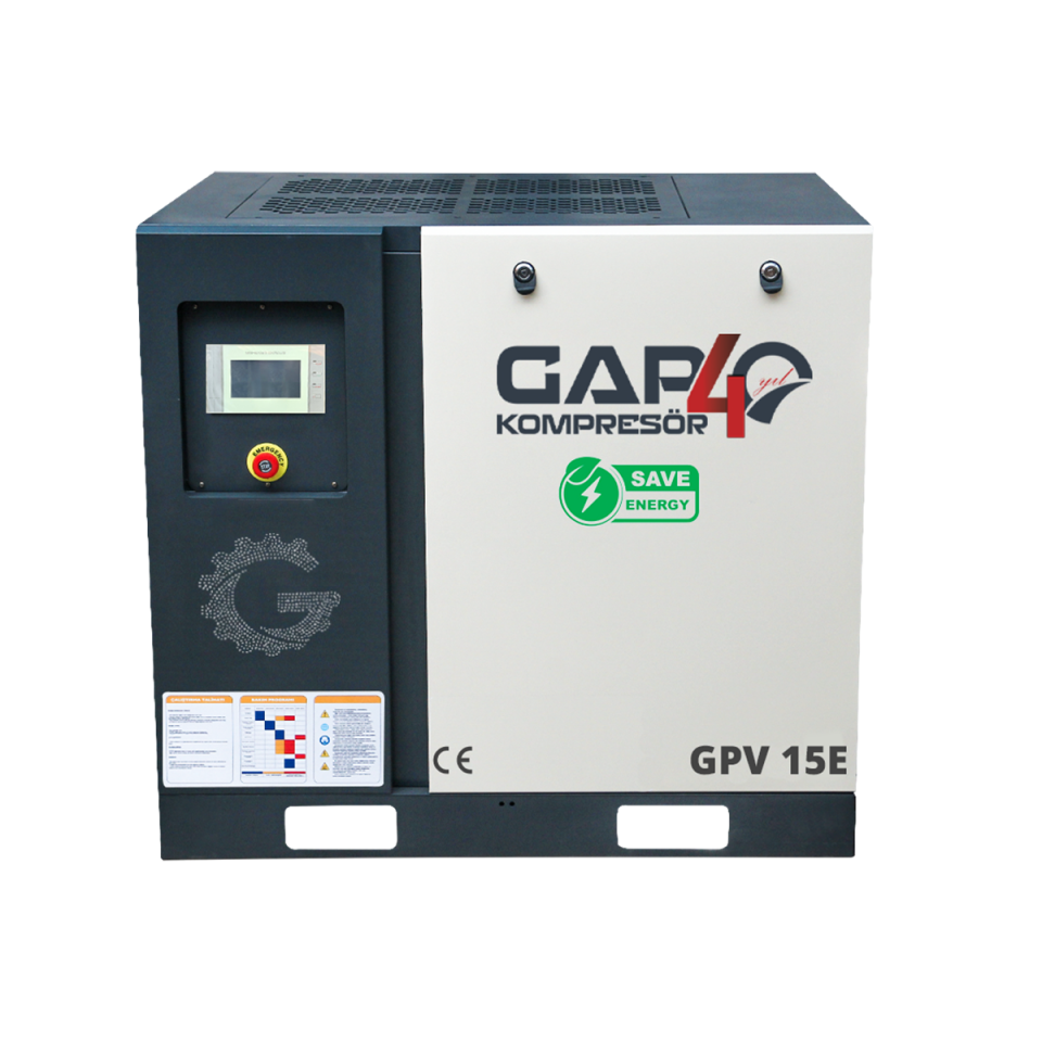 15 Hp 500 Lt İnvertörlü Vidalı Hava Kompresörü I GPV15E