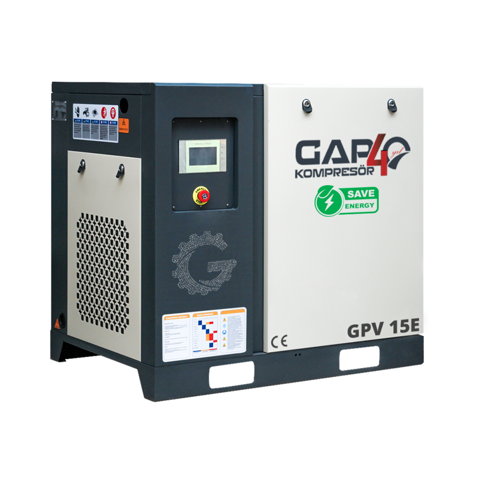 15 Hp 500 Lt İnvertörlü Vidalı Hava Kompresörü I GPV15E