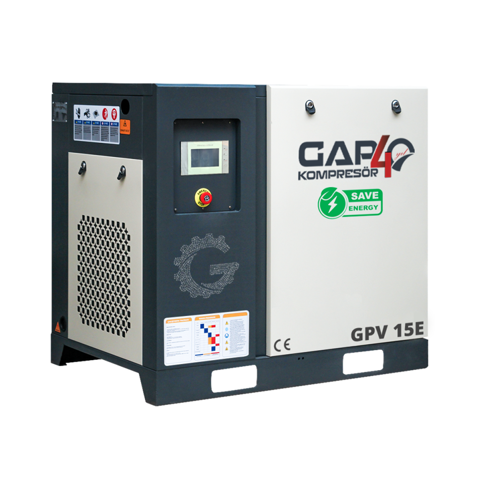 15 Hp 500 Lt İnvertörlü Vidalı Hava Kompresörü I GPV15E