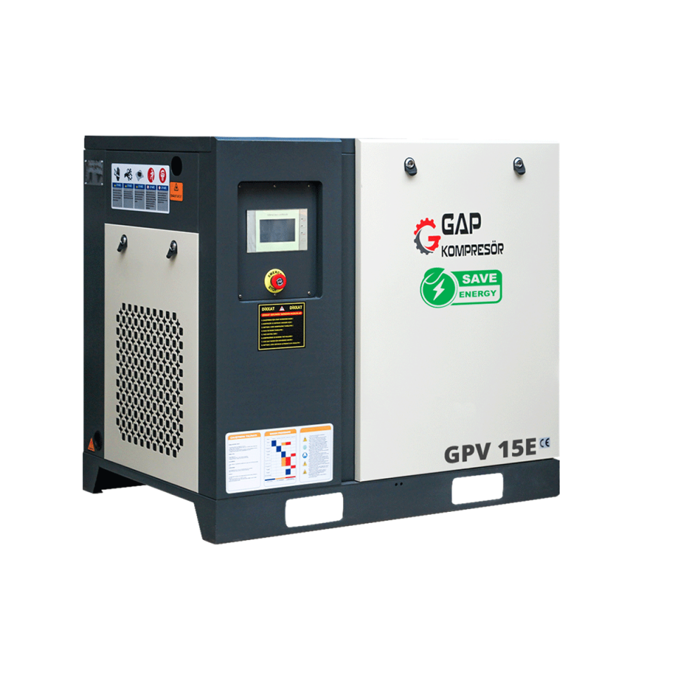 15 Hp 500 Lt İnvertörlü Vidalı Hava Kompresörü I GPV15E