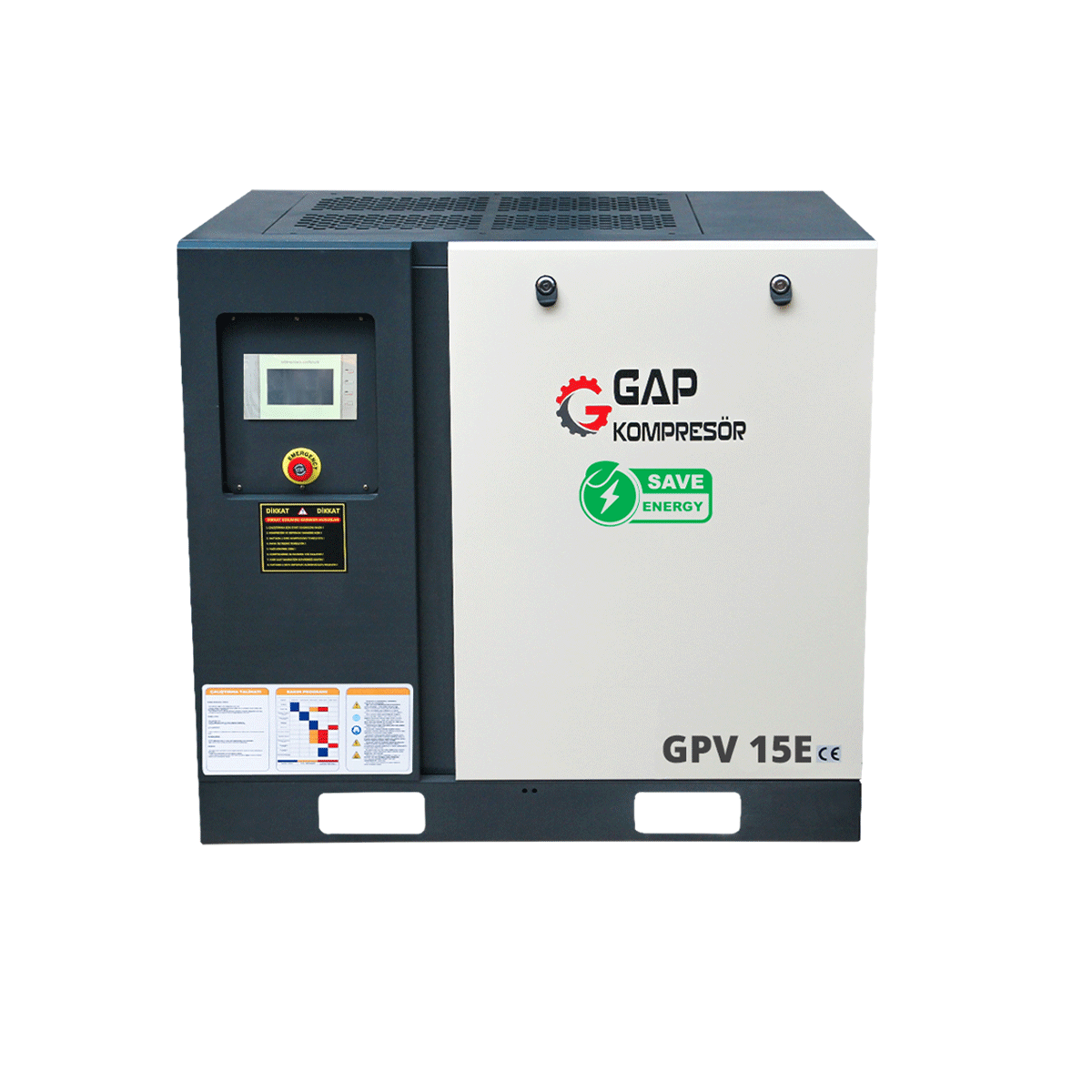 15 Hp 500 Lt İnvertörlü Vidalı Hava Kompresörü I GPV15E