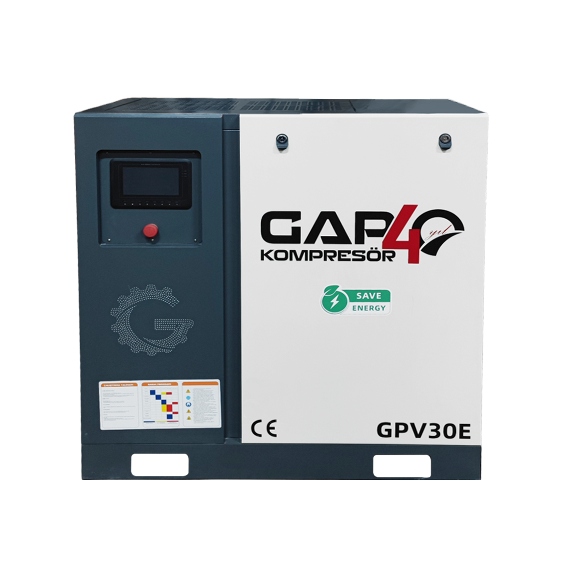 30 Hp 1000 Lt İnvertörlü Vidalı Hava Kompresörü I GPV30E