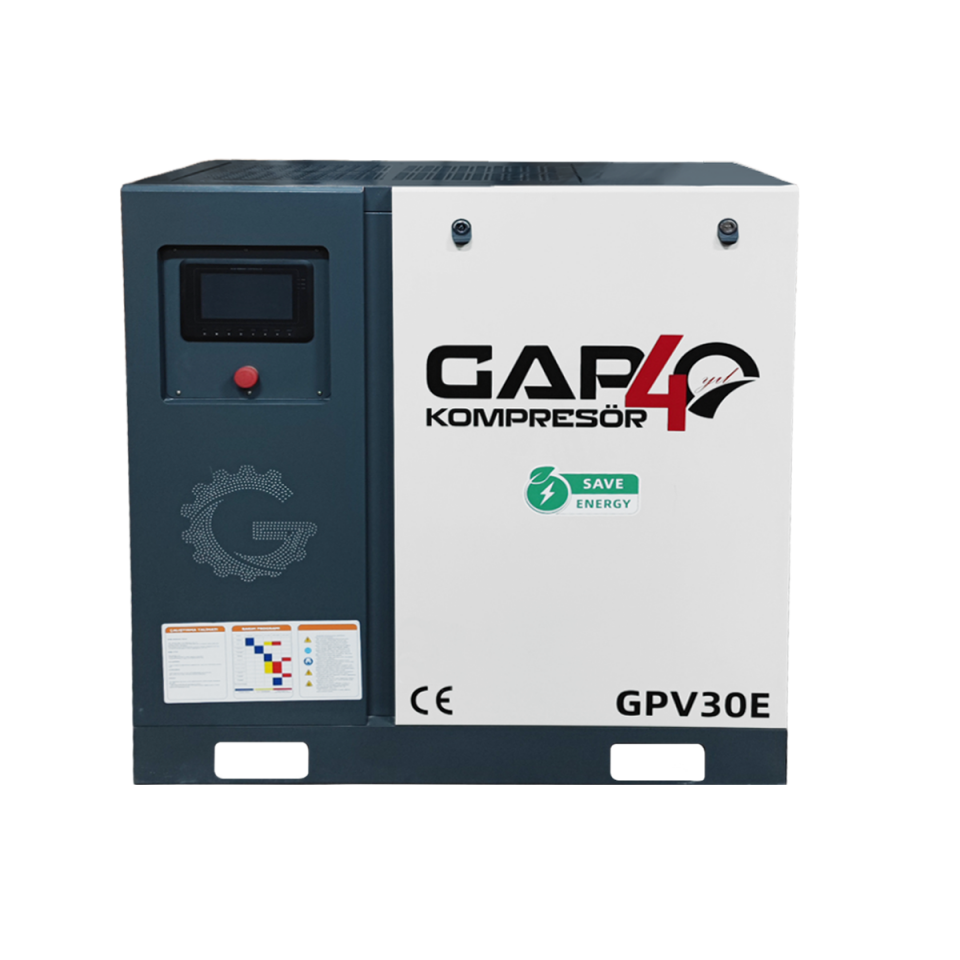 30 Hp 1000 Lt İnvertörlü Vidalı Hava Kompresörü I GPV30E