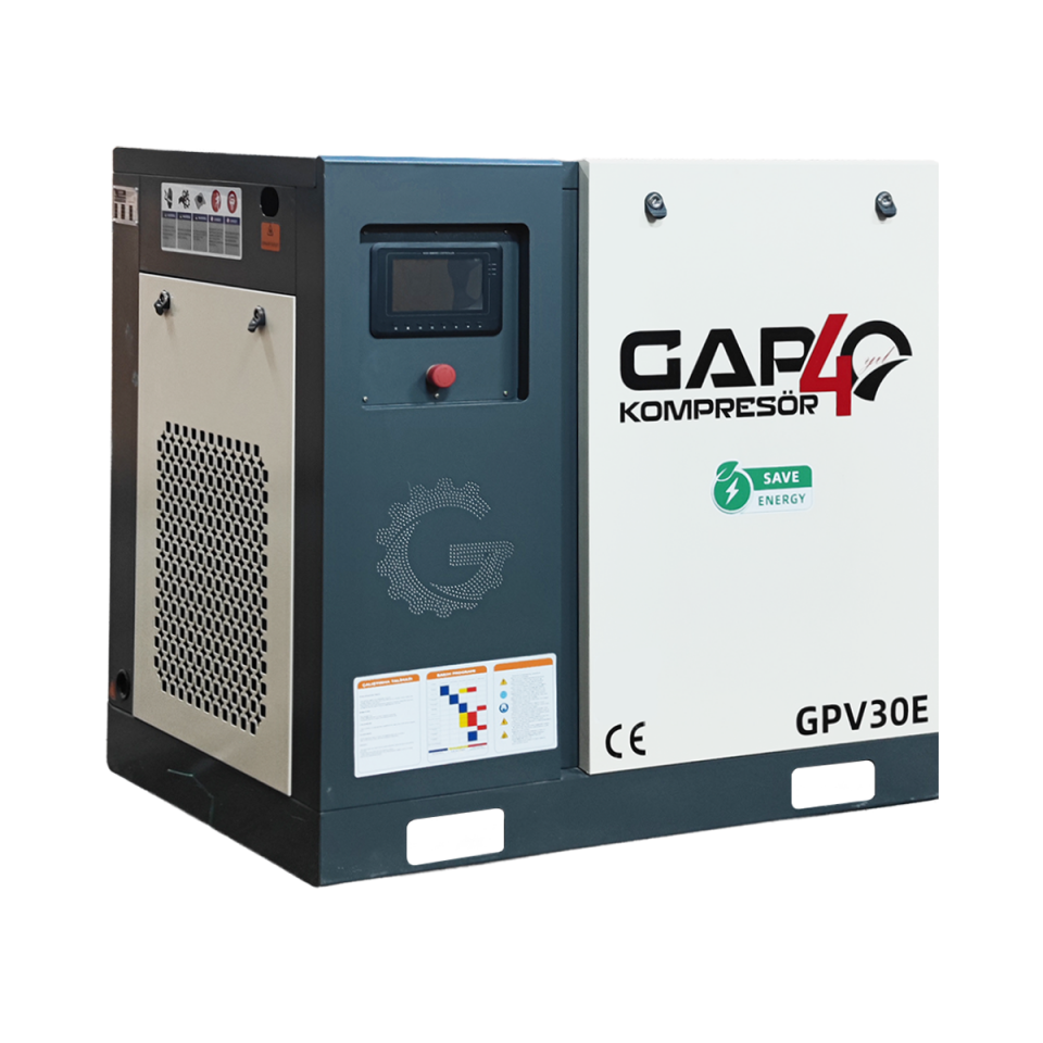 30 Hp 1000 Lt İnvertörlü Vidalı Hava Kompresörü I GPV30E