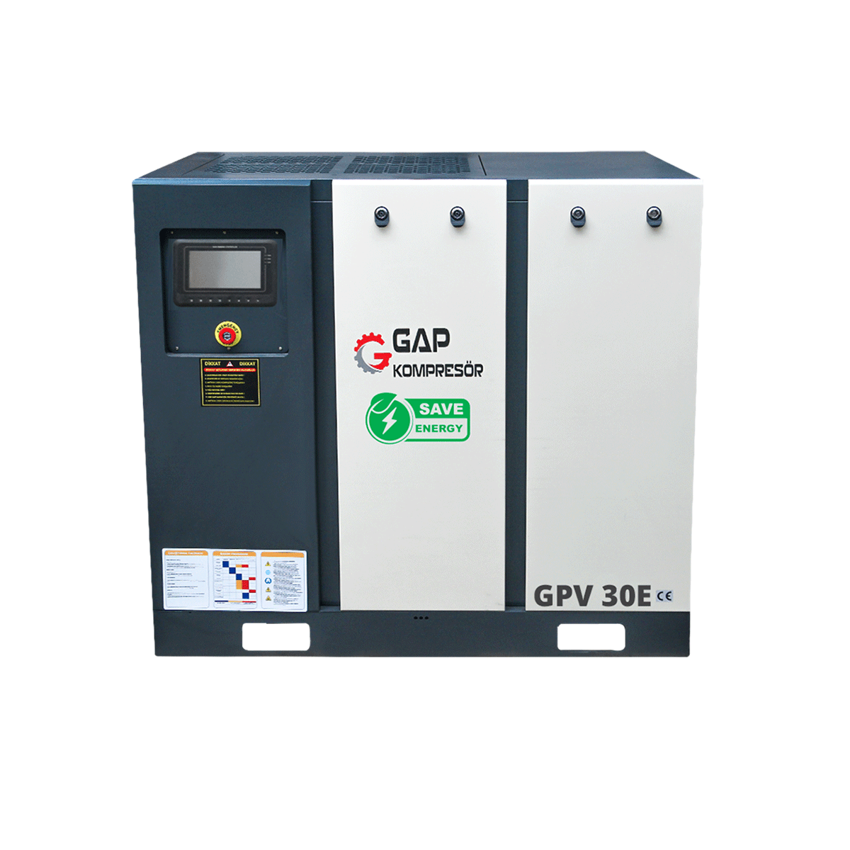 30 Hp 1000 Lt İnvertörlü Vidalı Hava Kompresörü I GPV30E