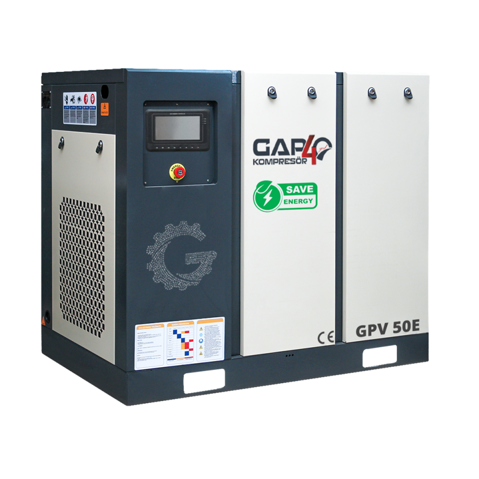 50 Hp 1000 Lt İnvertörlü Vidalı Hava Kompresörü I GPV50E
