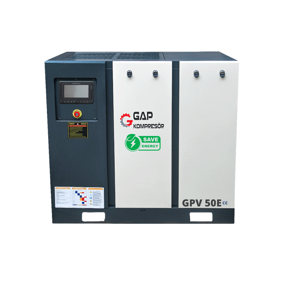 50 Hp 1000 Lt İnvertörlü Vidalı Hava Kompresörü I GPV50E