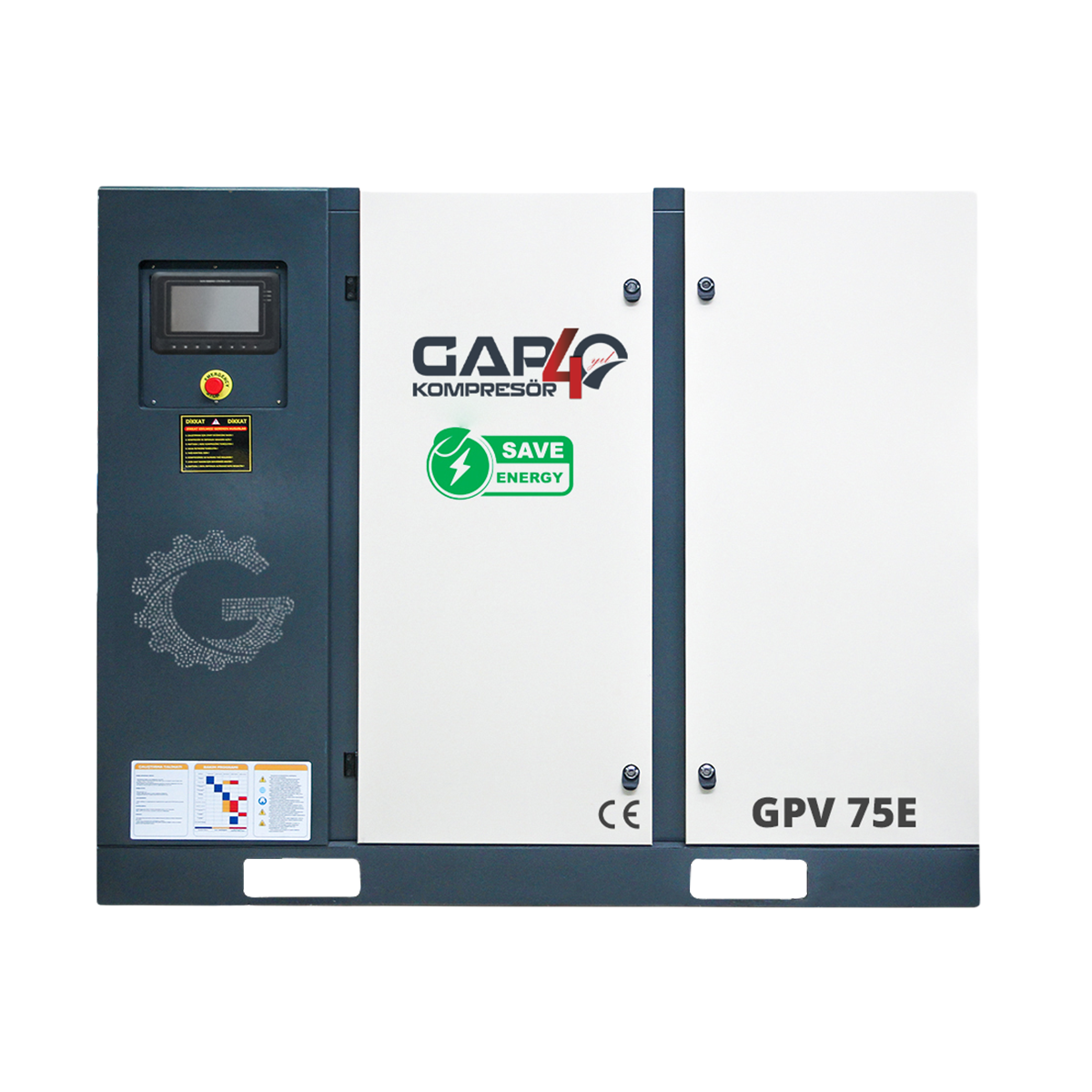 75 Hp 2000 Lt İnvertörlü Vidalı Hava Kompresörü I GPV75E