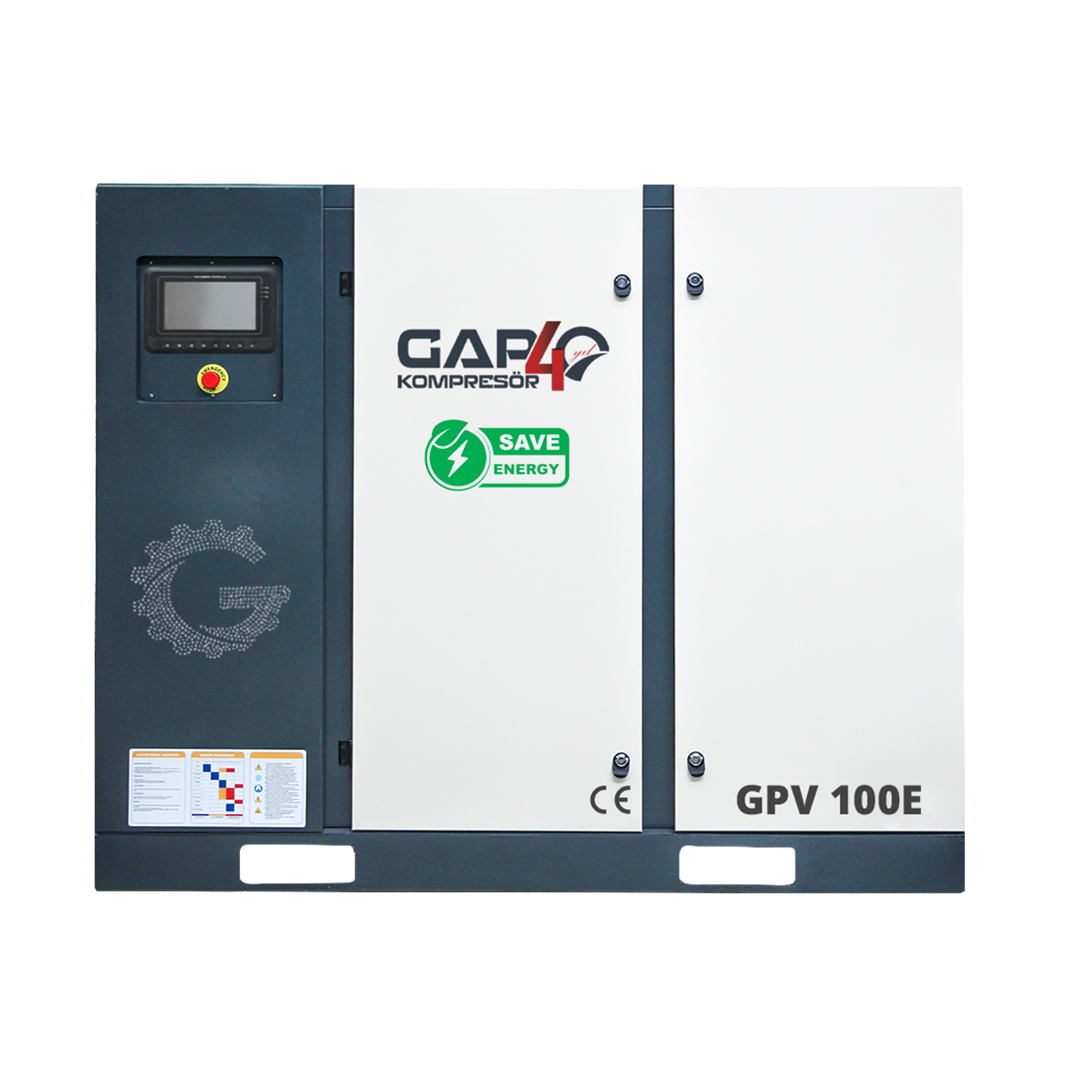 100 Hp 2000 Lt İnvertörlü Vidalı Hava Kompresörü I GPV100E