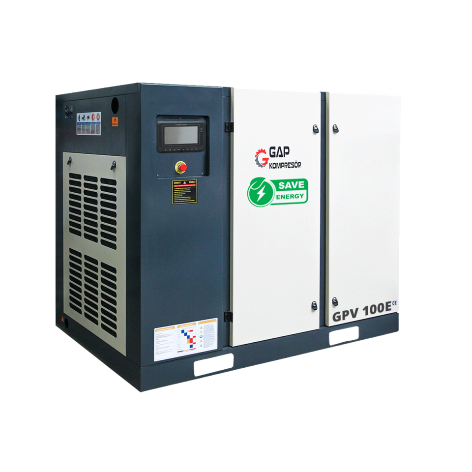 100 Hp 2000 Lt İnvertörlü Vidalı Hava Kompresörü I GPV100E