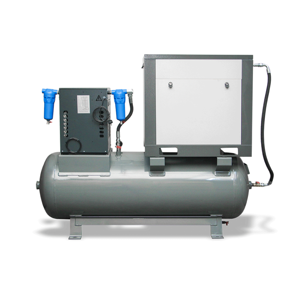 10 Hp 500 Lt Depo Üstü İnvertörlü Vidalı Hava Kompresörü I GPV10E