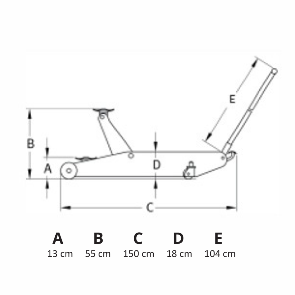 5 Ton Uzun Şase Kriko I GPT115