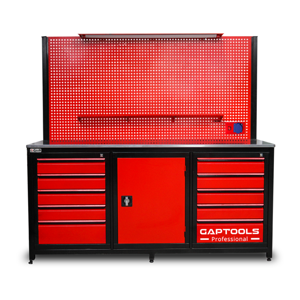 2000mm Endüstriyel Dolaplı Çalışma Tezgahı I GPT207