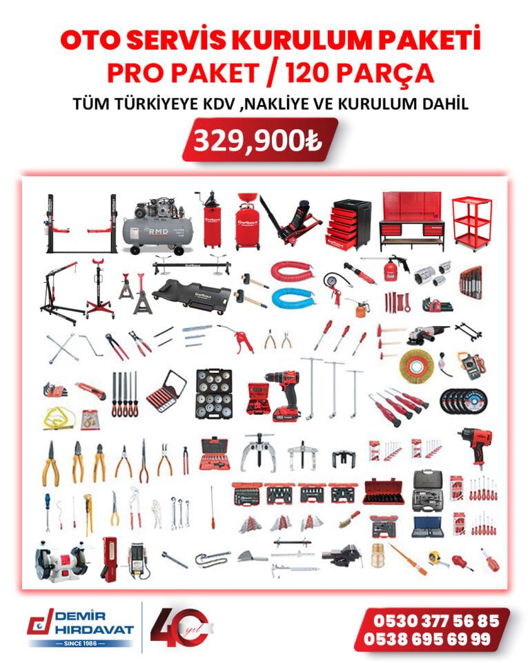 OTO SERVİS KURULUM PAKETİ (PRO PAKET)