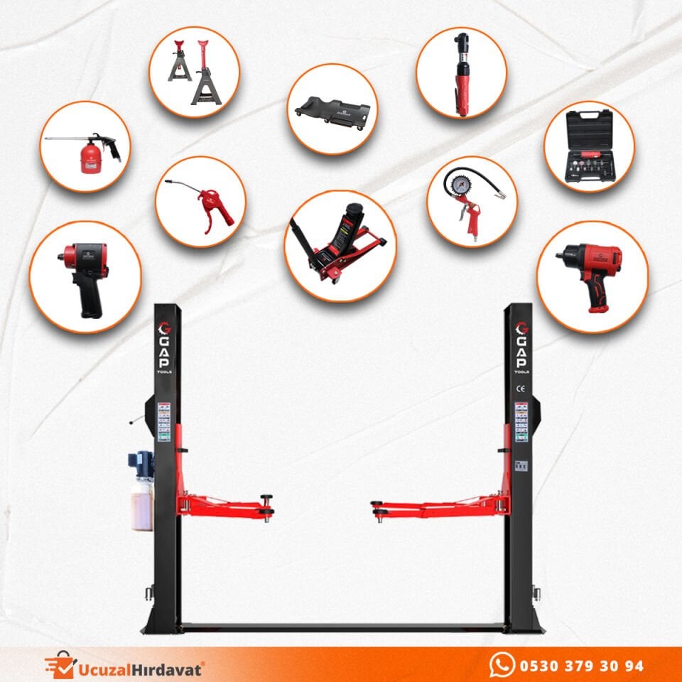 4 Ton Yarı Otomatik Hidrolik Lift | GPL 101 (Hediyeli)