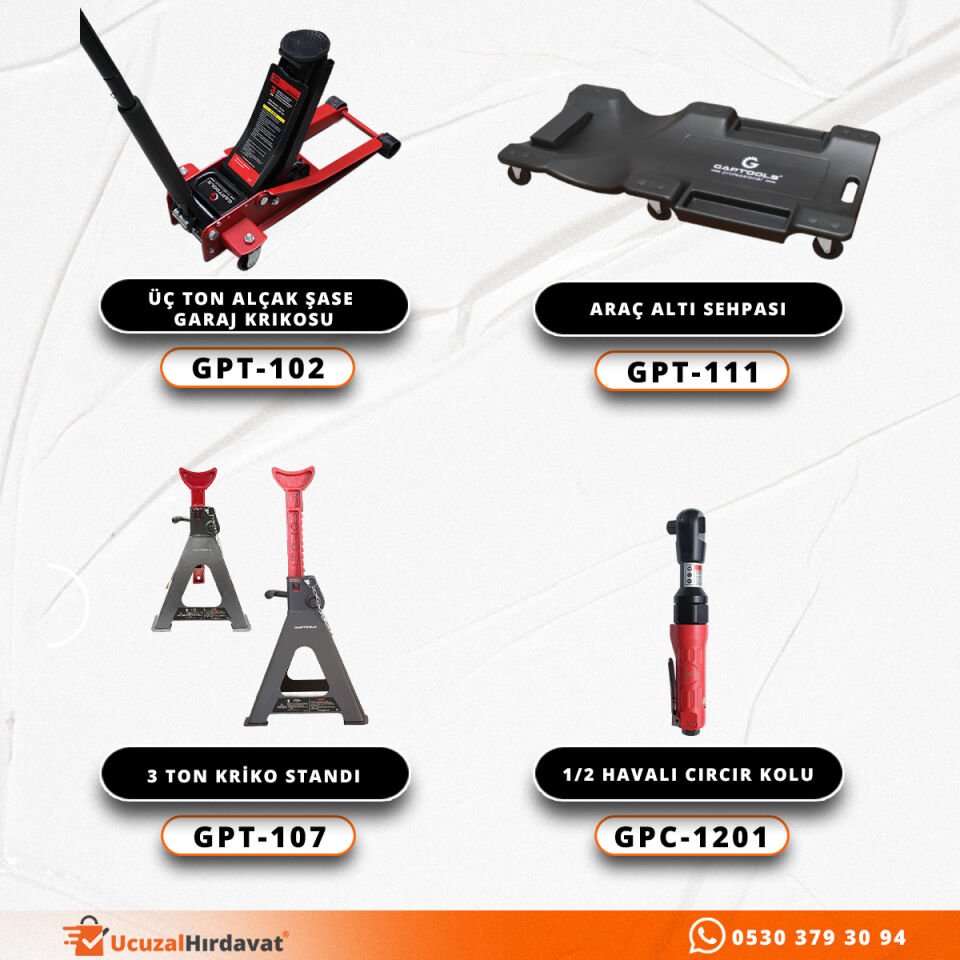 4 Ton Yarı Otomatik Hidrolik Lift | GPL 101 (Hediyeli)